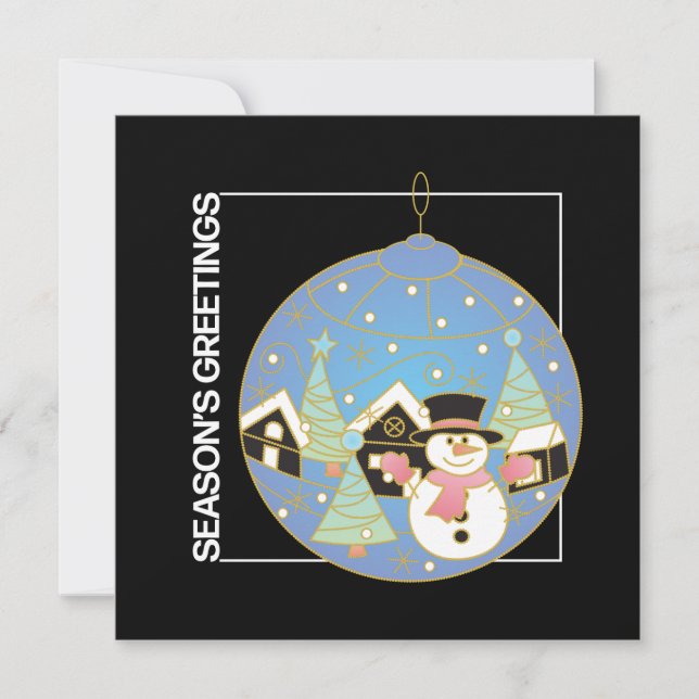 Weihnachtslachen-Flat-Karte Einladung (Vorderseite)