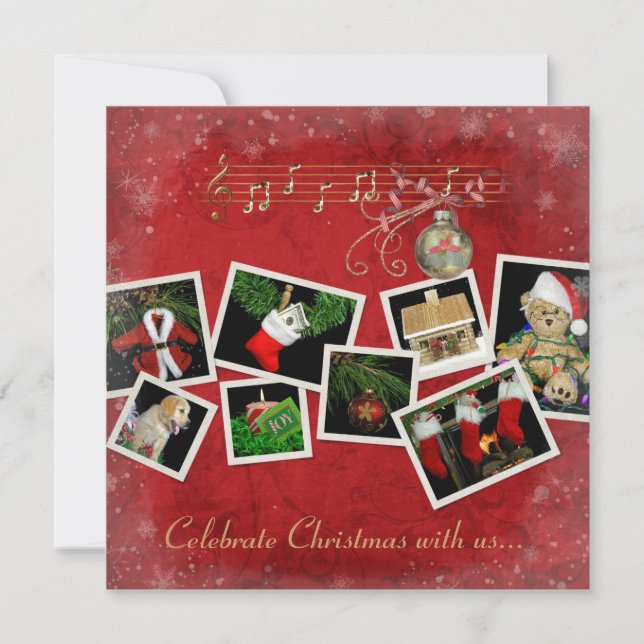 Weihnachtsladen Einladung (Vorderseite)