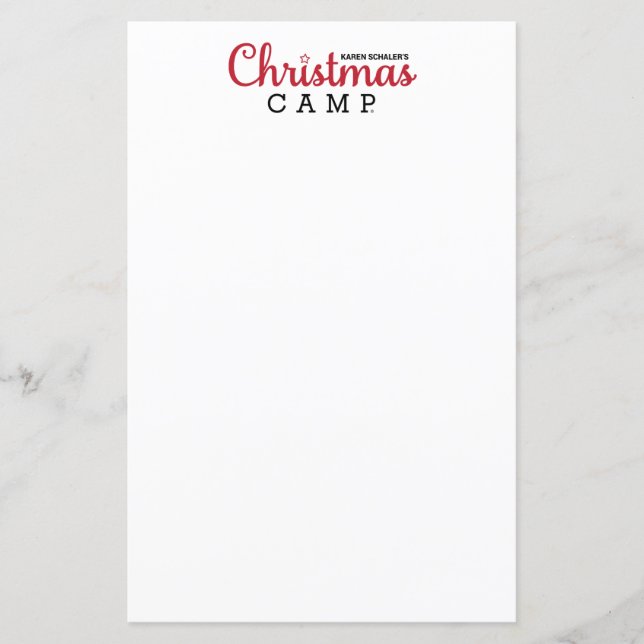 Weihnachtslager-Geschirr | CHRISTMAS STATIONERY (Vorderseite)