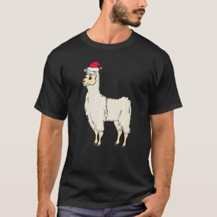 Weihnachtslama Alpaka Weihnachtsglocken Saison T-Shirt