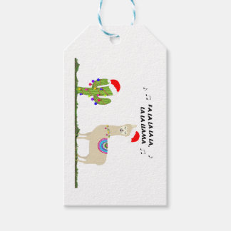 Weihnachtslama Geschenkanhänger