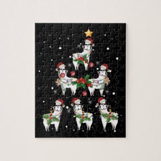 Weihnachtslama Puzzle