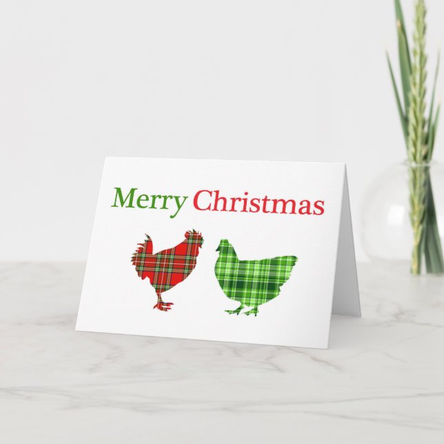 Weihnachtslandkarte Feiertagskarte (Vorderseite)