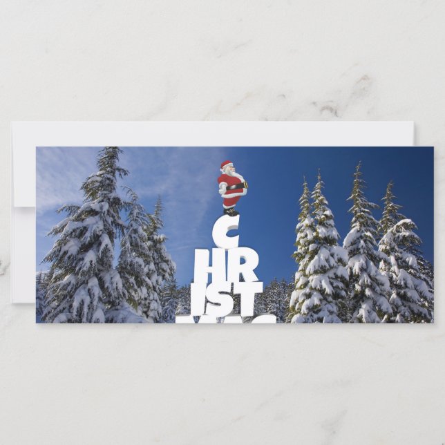 Weihnachtslandschaft (Vorderseite)