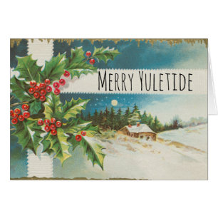 Weihnachtslandschaft Holly Snow Winter