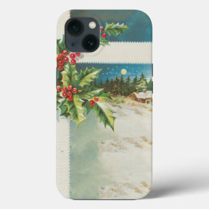 Weihnachtslandschaft Holly Snow Winter Case-Mate iPhone Hülle