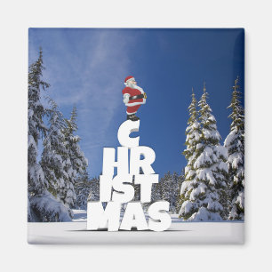 Weihnachtslandschaft Magnet