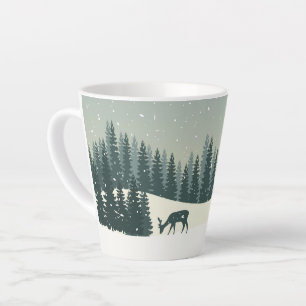 Weihnachtslandschaft Milchtasse