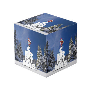Weihnachtslandschaft Würfel