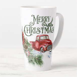 WeihnachtsLastwagen mit Kardinal-Tasse Milchtasse