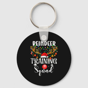 Weihnachtslauf-Rentier-Läufer-Trainingsgruppe T Schlüsselanhänger