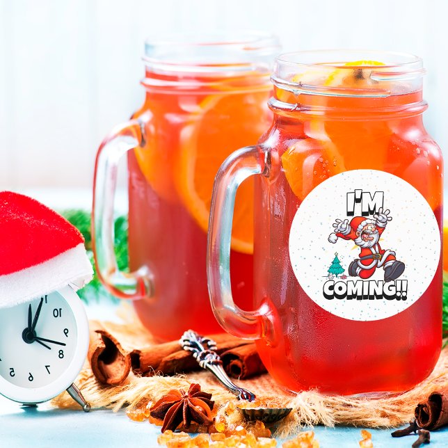 Weihnachtslauf, Spaß Zitat Feiertag Weihnachten Etiketten (Von Creator hochgeladen)