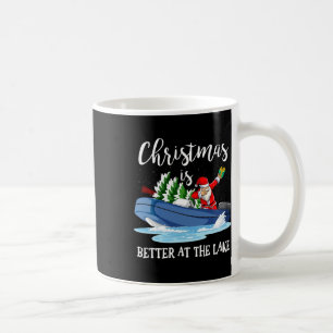 Weihnachtsleben ist besser am See Boot Liebhaber B Kaffeetasse