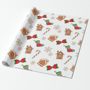 Weihnachtslebkuchen Geschenkpapier