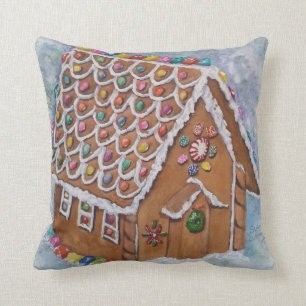 WEIHNACHTSlebkuchen-HAUS Kissen