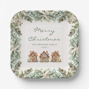 Weihnachtslebkuchen Pappteller