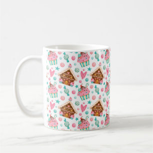 Weihnachtslebkuchen und Cupcakes Kaffeetasse