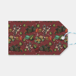 Weihnachtsleckereien- Pfefferminz (Farbe) Geschenkanhänger