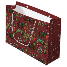 Weihnachtsleckereien - Pfefferminz (Farbe) Große Geschenktüte