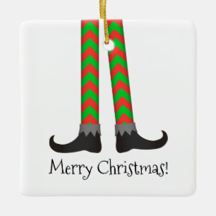 Weihnachtsleder - Ornament - Zickzack Kostüm