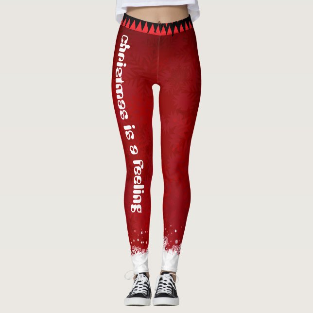 Weihnachtsleggings Leggings (Vorderseite)