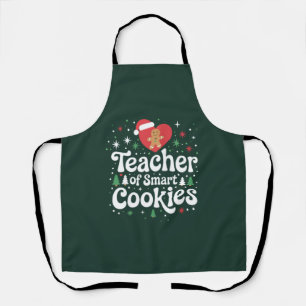 Weihnachtslehrer für kluge Cookies  Schürze