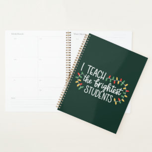 Weihnachtslehrer Ich unterrichte die brillantesten Planer