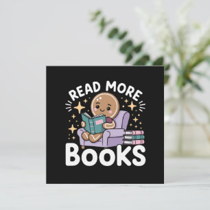 Weihnachtslehrer Mehr Bücher lesen Lustig Einladung
