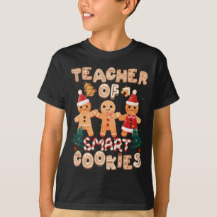 Weihnachtslehrer Niedlich Gingerbret Cookies Funny T-Shirt