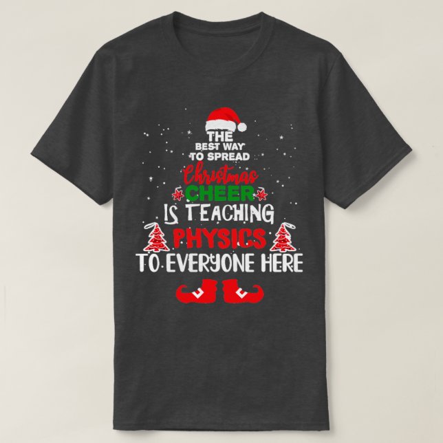 Weihnachtslehrer T-Shirt (Design vorne)