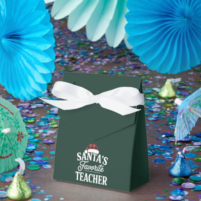 Weihnachtslehrer unterrichten Schüler Geschenkschachtel (Party)