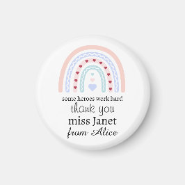 Weihnachtslehrer Vielen Dank für Ihr personalisier Magnet