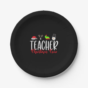 Weihnachtslehrer, Weihnachts-Crew Pappteller