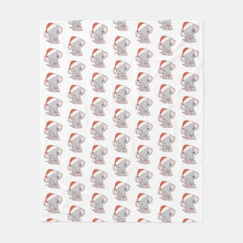 Weihnachtslephant Fleece Blanket