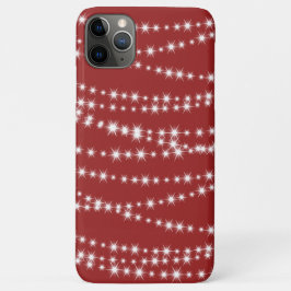 Weihnachtsleuchten auf dem roten iPhone Case