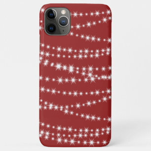 Weihnachtsleuchten auf dem roten iPhone Case