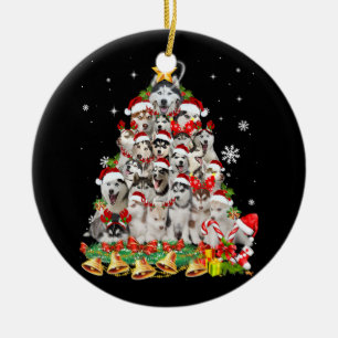 Weihnachtsleuchten   Hundexmas Keramik Ornament
