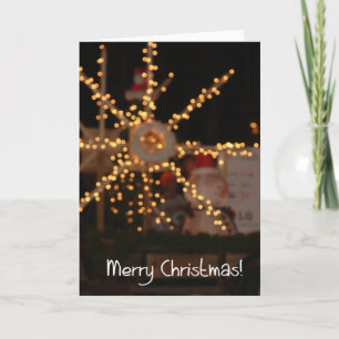 Weihnachtslicht Abstrakt Feiertagskarte