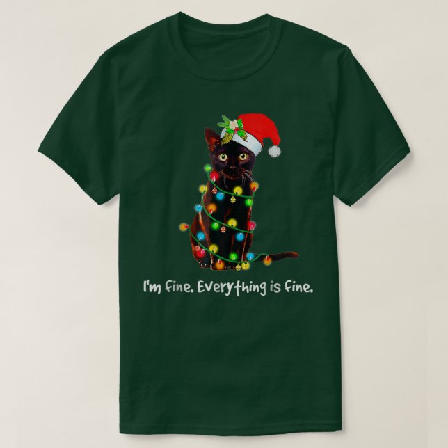 Weihnachtslicht bin ich Geldbußen Alles ist Fines  T-Shirt (Design vorne)