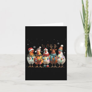 WeihnachtsLICHT Chicken Weihnachten Weihnachten We Karte