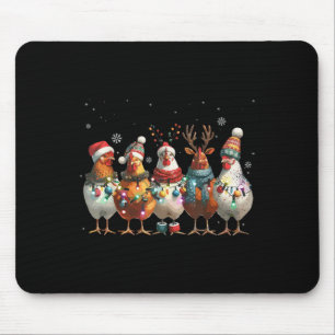 WeihnachtsLICHT Chicken Weihnachten Weihnachten We Mousepad