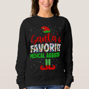 Weihnachtslicht des Weihnachtsmeisters der medizin Sweatshirt