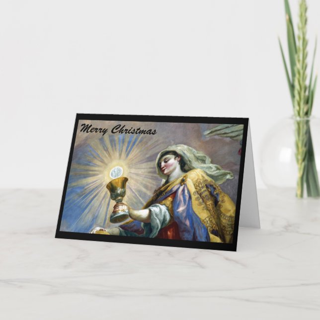 Weihnachtslicht Feiertagskarte (Vorderseite)