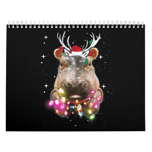Weihnachtslicht Fiona Hippopotamus Kalender (Titelbild)