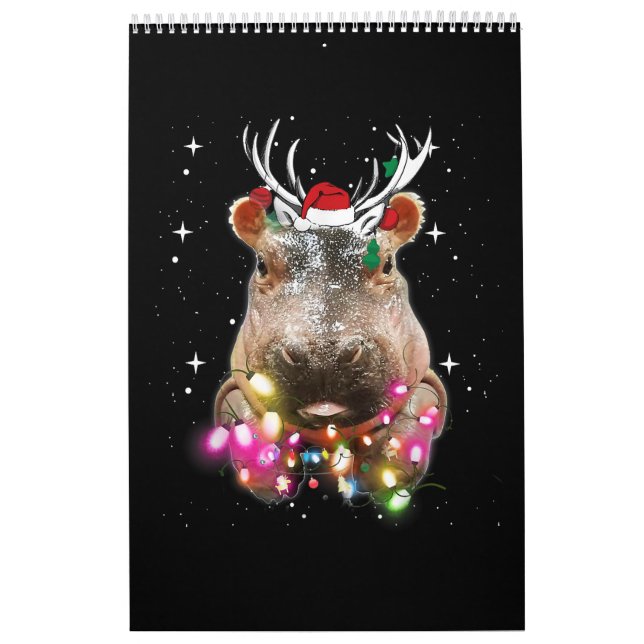 Weihnachtslicht Fiona Hippopotamus Kalender (Titelbild)