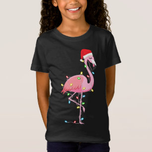 Weihnachtslicht Flamingo Lover Funny Xmas Geschenk T-Shirt