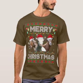 Weihnachtslicht Funny Xmas Weihnachtsmannmütze Zie T-Shirt