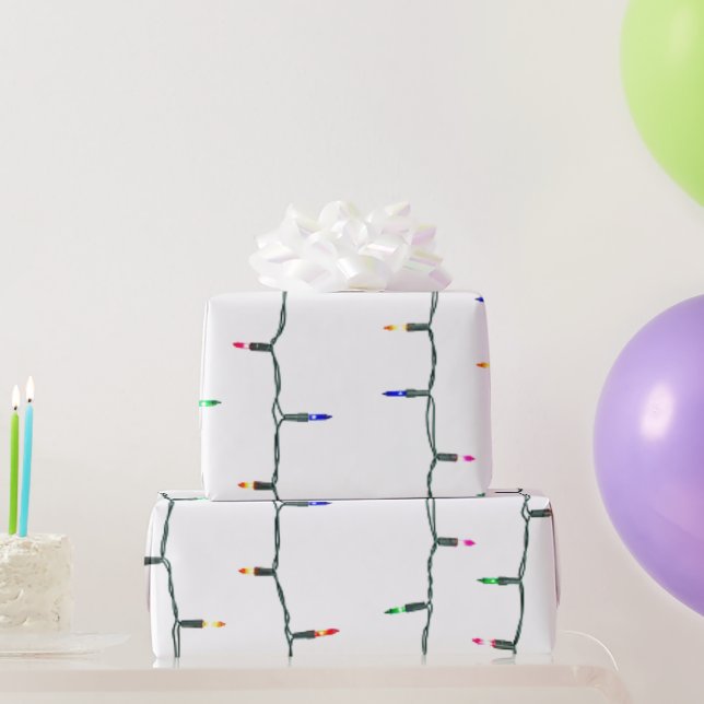 Weihnachtslicht Geschenkpapier (Partygeschenke)