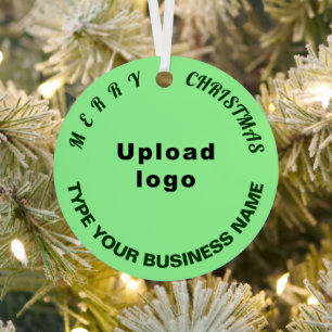 Weihnachtslicht Grüner Kreis Ornament Aus Metall