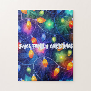 Weihnachtslicht Heller Urlaub Whimsical Merry Puzzle